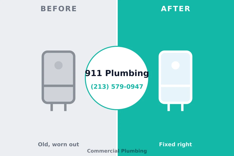 Before and after: plumbing company Portsmouth, NH